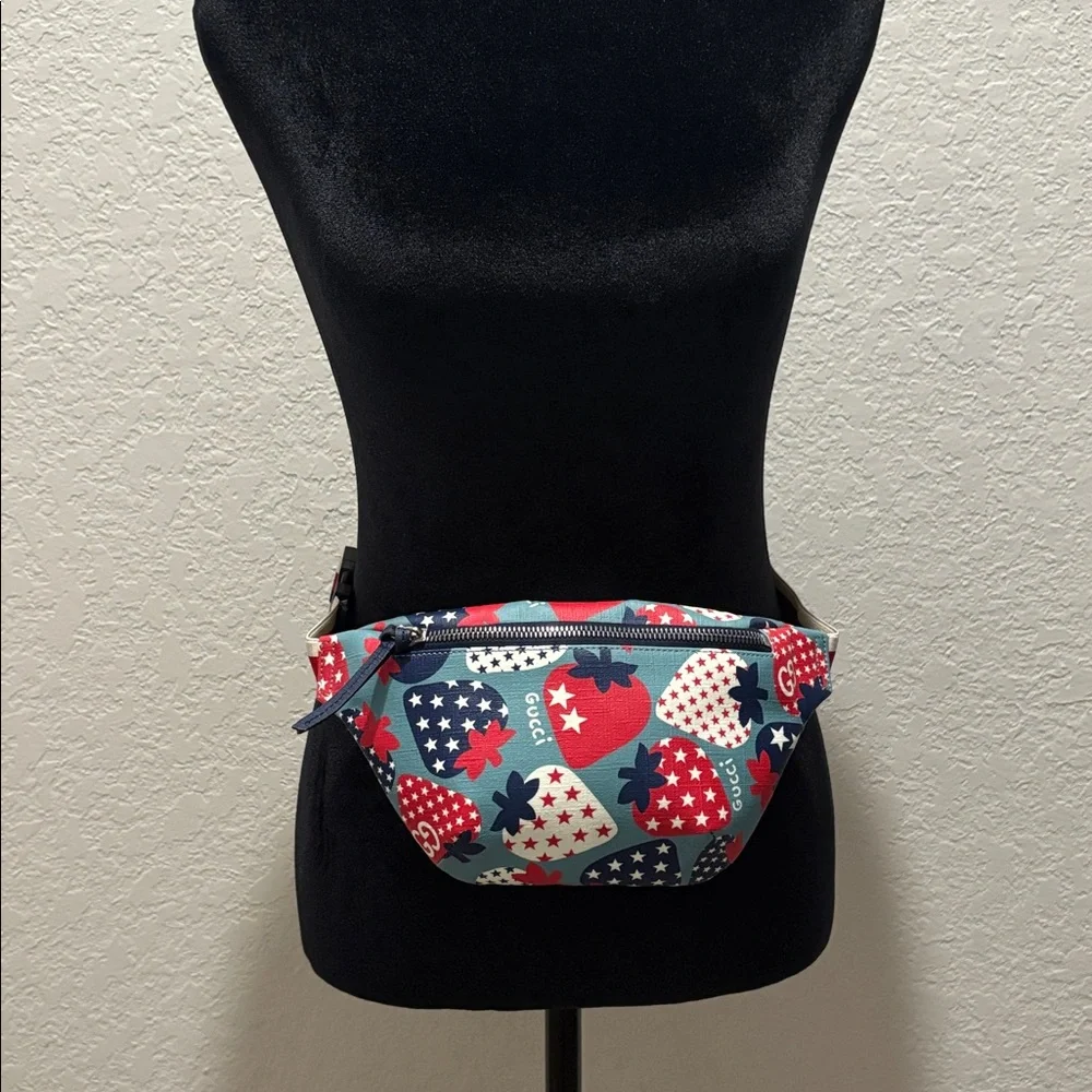 GUCCI Limited Edition Belt Bag Strawberry